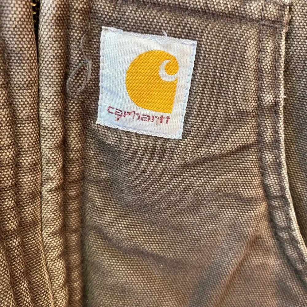 Carhartt Kids XXS 4-5 Brown Duck Canvas Insulated Hooded Active Jacket Coat